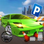 real car parking driving city android application logo